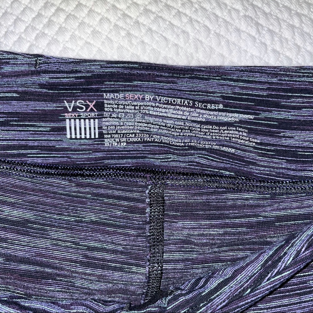 VSX Victoria Secret purple blue athletic shorts - Picture 6 of 7